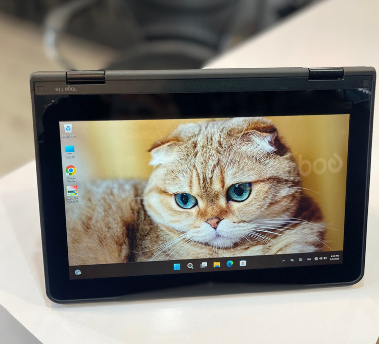 لپتاپ لنوو یوگا11 N4100/4 GB/128 SSD/ intel UHD/12" Tuoch