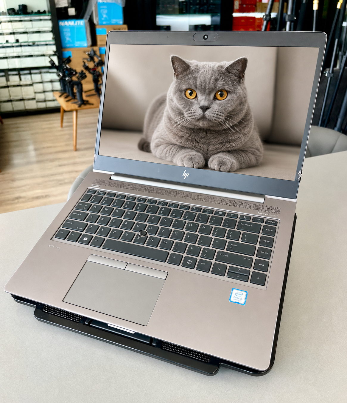 لپتاپ اچ پی زدبوک i5-8/16GB/512 SSD/4 GB Wx3200/14" ips